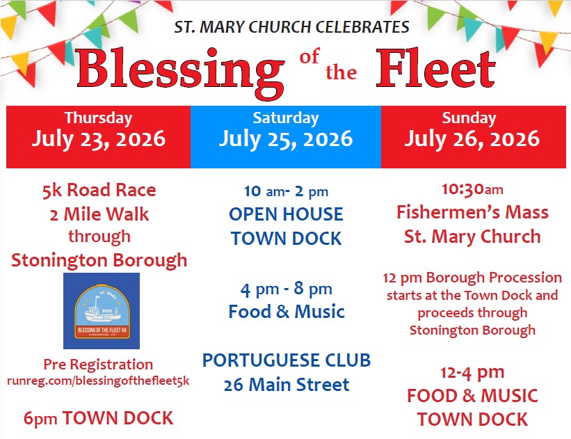 Screenshot of 2026 Blessing of the Fleet Schedule