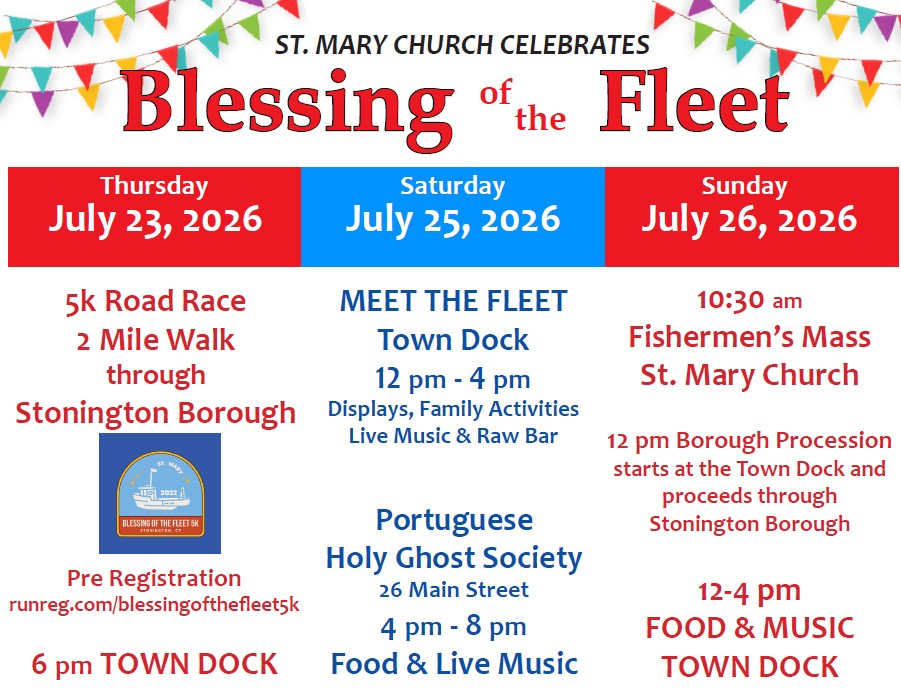 Snapshot of Blessing of the Fleet Schedule